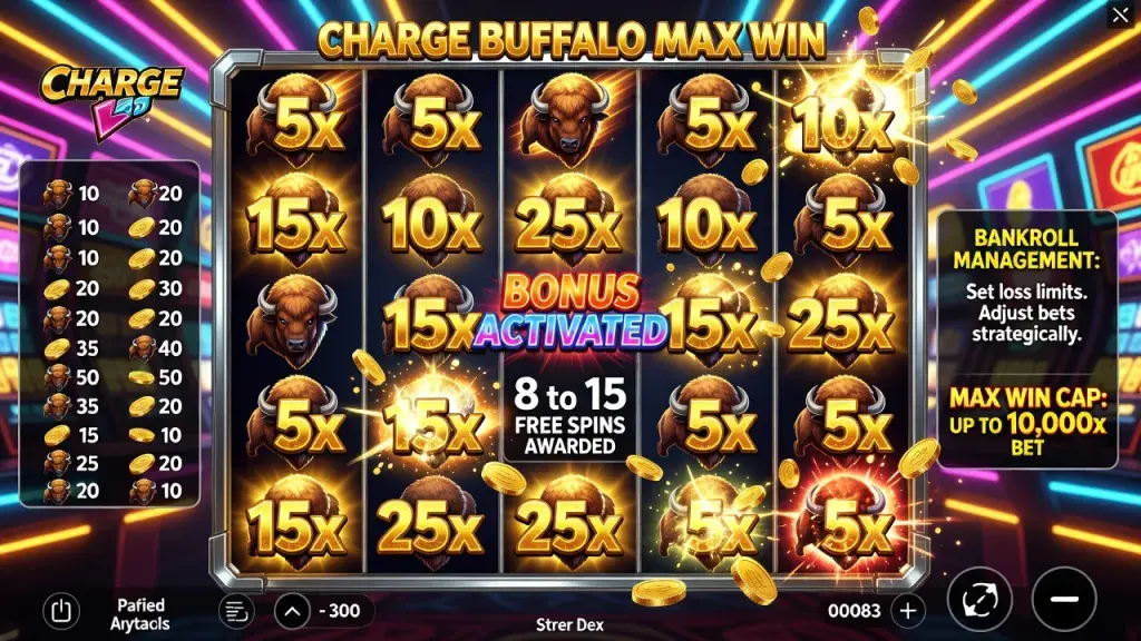 Charge Buffalo Max Win Strategy: How to Trigger the Bonus, Maximize Your Buffalo Charge Bonus, and Win in the Max Win Slot