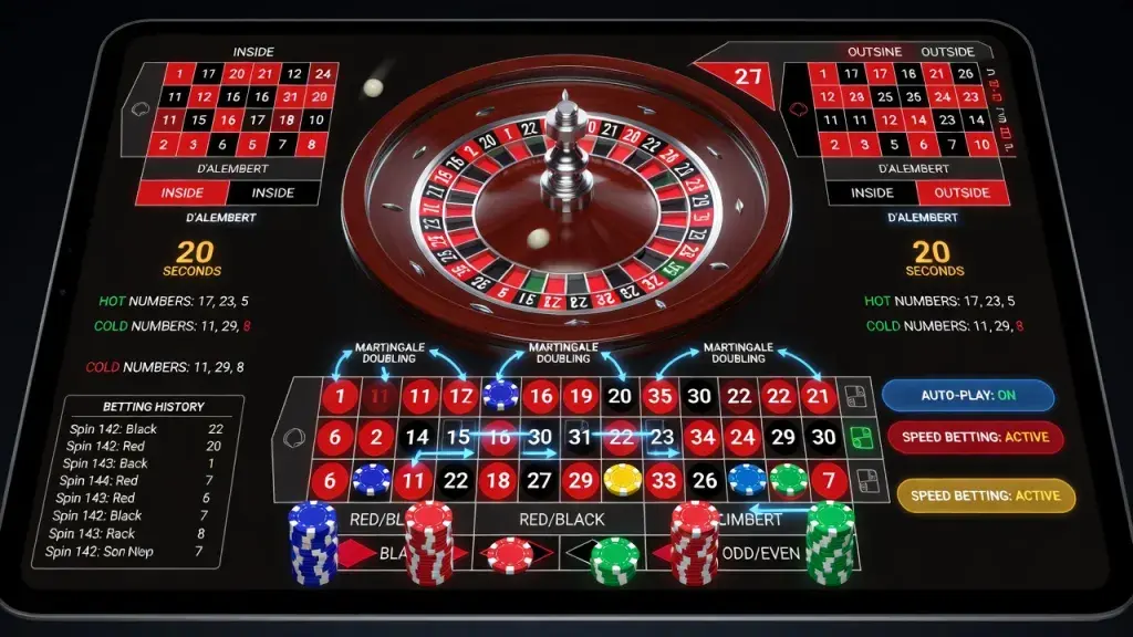 Roulette Betting Strategy for Online Play: Auto Roulette Systems, Fast Strategies, and Speed Betting